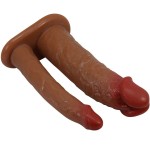 PRETTY LOVE - KEAVEN HARNESS BRIEFS DUPLO DILDO UNIVERSAL E CONFORTÃVEL